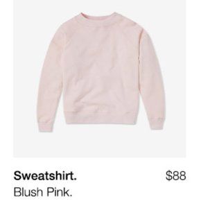 Entireworld. Sweathsirt. Women's. Type A, Version 3, Blush Pink